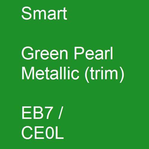 Smart, Green Pearl Metallic (trim), EB7 / CE0L.